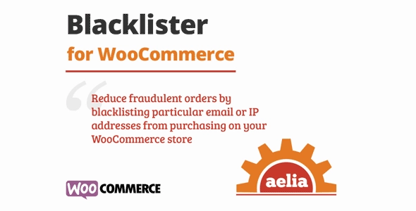 Aelia Blacklister For Woocommerce 1.0.1.190129