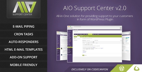 Aio Support Center Wordpress Ticketing System 2.21