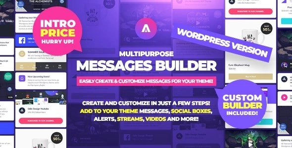 Asgard Multipurpose Messages And Social Builder Plugin 1.1.5