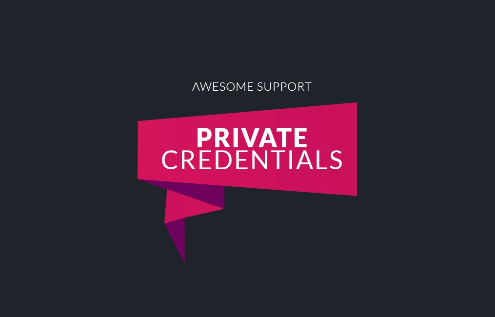 Awesome Support Private Credentials 2.0.0