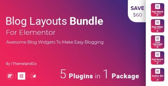 Blog Layouts Bundle For Elementor 1.7.0