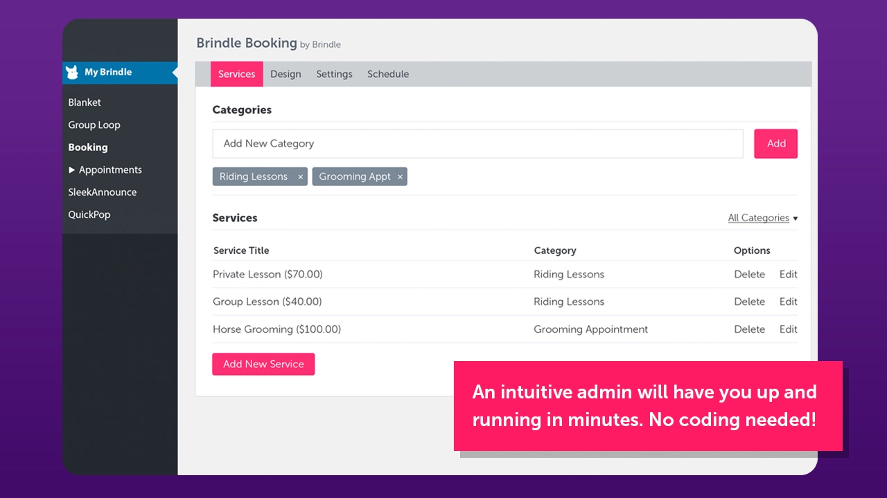 Brindle Booking Appointments Plugin 1.1.7