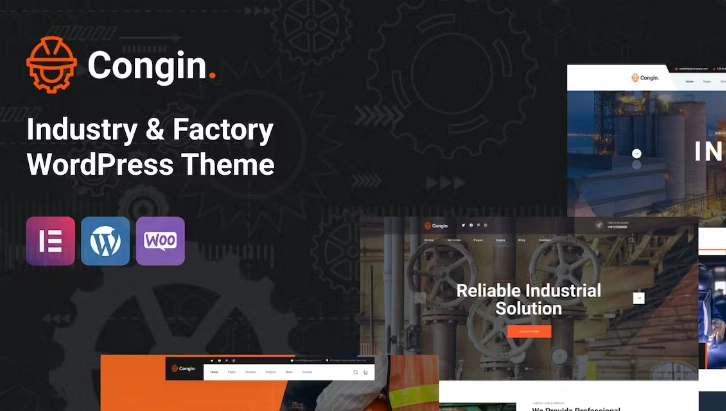 Congin Industry & Factory Wordpress Theme 1.0.3