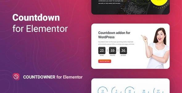 Countdowner – Countdown Timer For Elementor 1.0.0