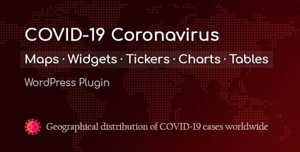 Covid Coronavirus — Live Map & Widgets For Wordpress 2.3.5