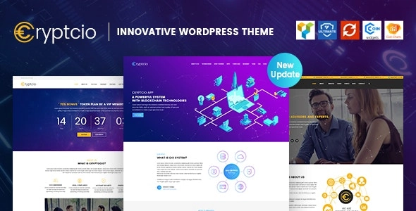 Cryptcio Innovative Wordpress Theme 1.6.3