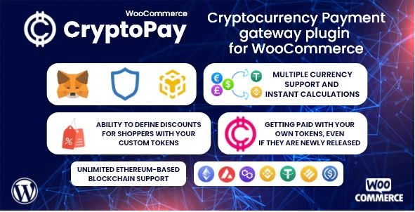 Cryptopay Woocommerce Cryptocurrency Payment Gateway Plugin 2.4.5