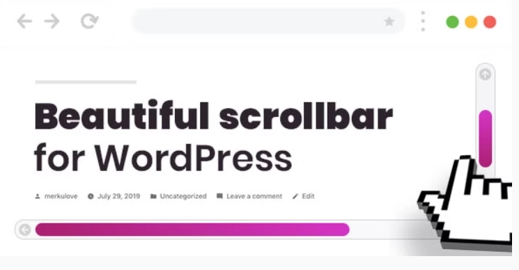 Custom Scrollbar For Wordpress Scroller 2.0.1