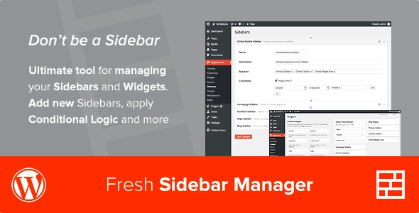 Custom Sidebar Manager 1.1.8