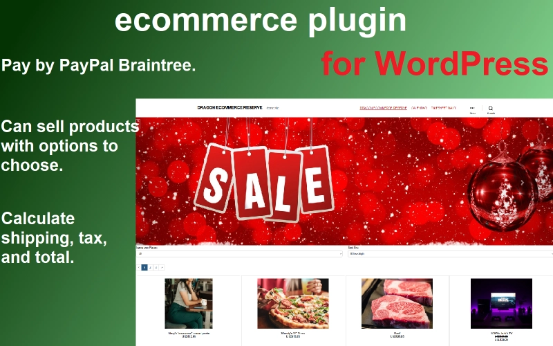 Ecommerce Plugin For Wordpress Wordpress Plugin 1.0.0