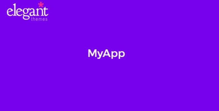 Elegant Themes Myapp 4.4.13