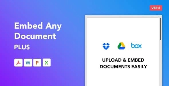 Embed Any Document Plus Wordpress Plugin 2.8.3