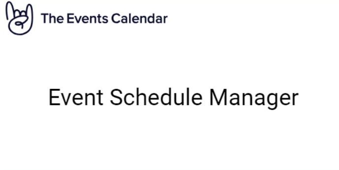 Event Schedule Manager 1.0.0