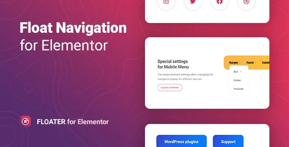 Floater – Sticky Navigation Menu For Elementor 1.0.5