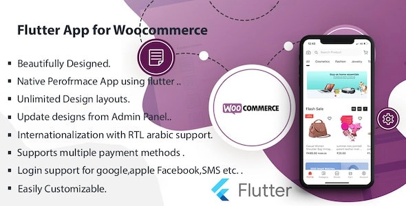 Flutter Multivendor Mobile App For Woocommerce 2.1