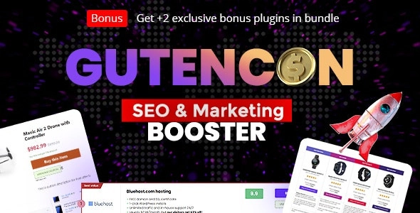 Gutencon Marketing And Seo Booster, Listing And Review Builder For Gutenberg 5.6