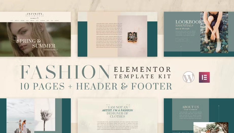 Infinity Fashion Woocommerce Elementor Template Kit