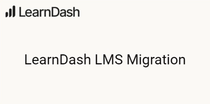 Learndash Lms Migration 1.0.0