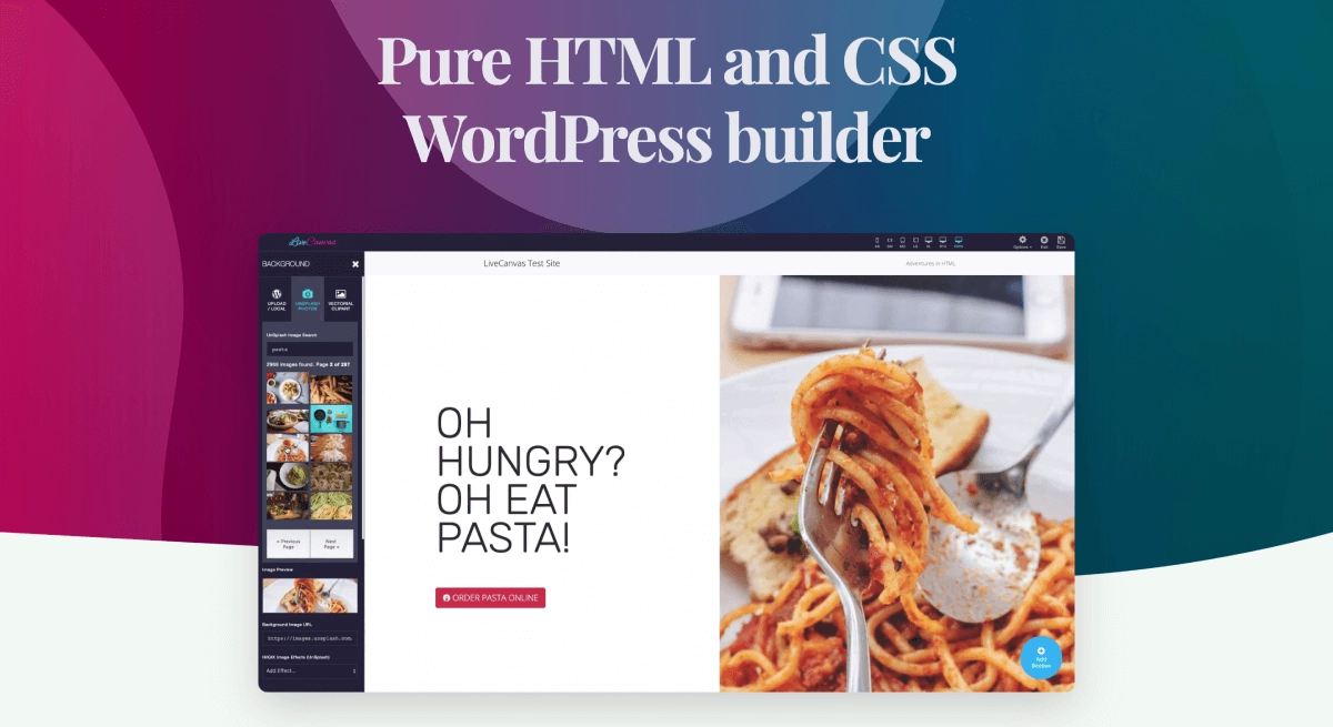 Livecanvas Pure Html & Css Wordpress Builder 3.2.0