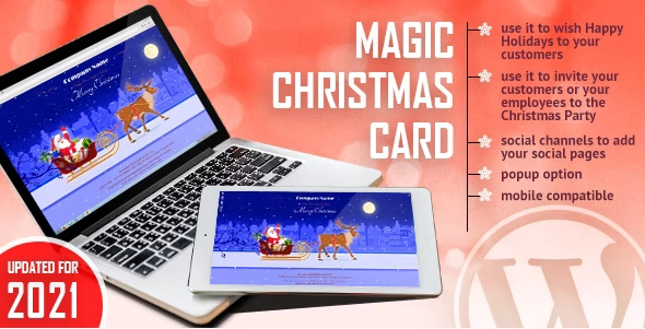 Magic Christmas Card With Animation Wordpress Plugin 1.1