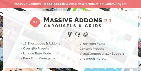 Massive Addons For Visual Composer 2.1.1