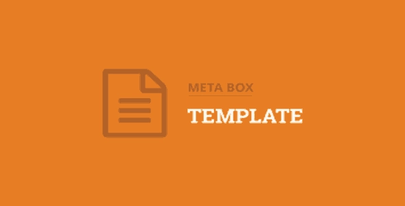 Meta Box: Template