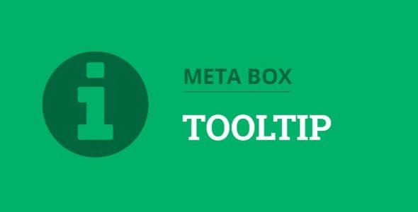 Meta Box Tooltip 1.1.7