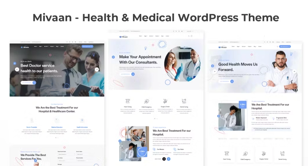 Mivaan – Health & Medical Wordpress Theme 1.0