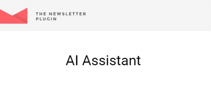 Newsletter Ai Assistant 1.0.0