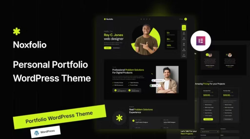 Noxfolio – Portfolio Resume WordPress Theme 1.0.1