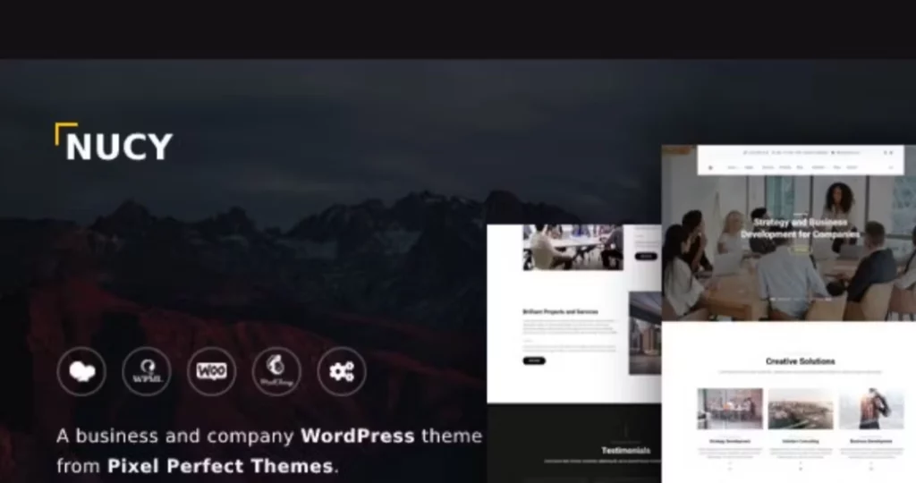Nucy – Business & Company WordPress Theme 1.2.5