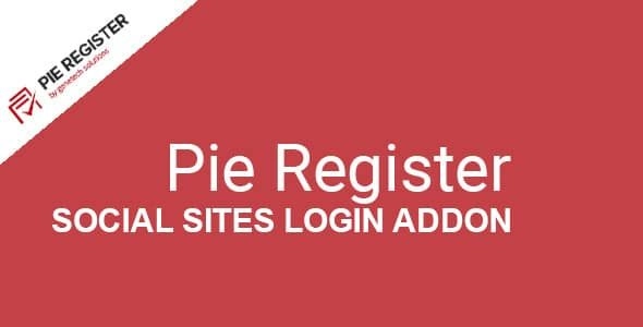 Pie Register Social Sites Login 1.7.5