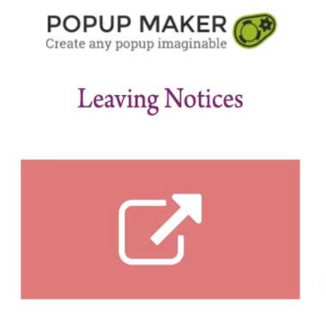 Popup Maker Leaving Notices 1.1.2