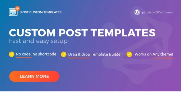 Post Custom Templates Pro Wordpress Plugin 1.17