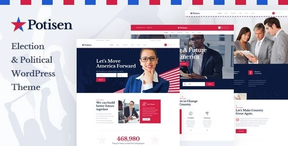 Potisen Election & Political Wordpress Theme 1.1.3