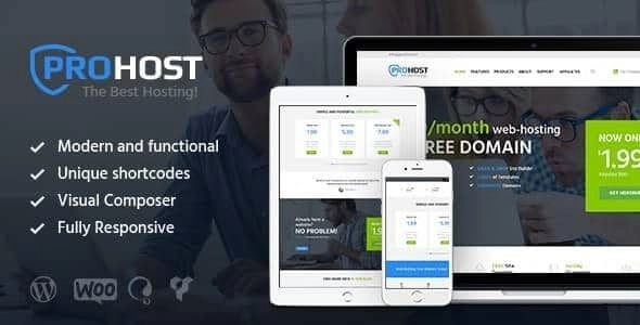 Prohost A Trendy Internet Hosting & Technology Wordpress Theme 1.4