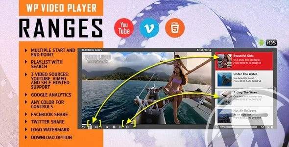 Ranges Video Player With Multiple Start And End Points Wordpress Plugin 1.3