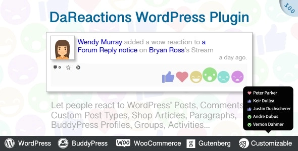 Reactions Wordpress Plugin 3.12.7