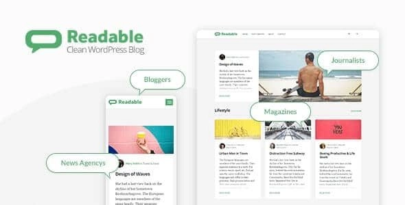 Readable Blogging Wordpress Theme Focused On Readability 2.3.1