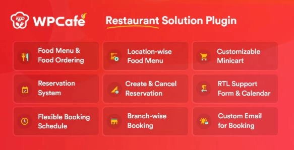 Restaurant Reservation, Food Menu & Food Ordering For Woocommerce 2.2.14