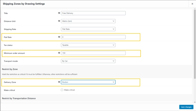 Shipping Zones By Drawing Plugin For Woocommerce 2.8.8