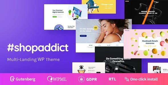 Shopaddict Wordpress Landing Pages To Sell Anything 1.0.7