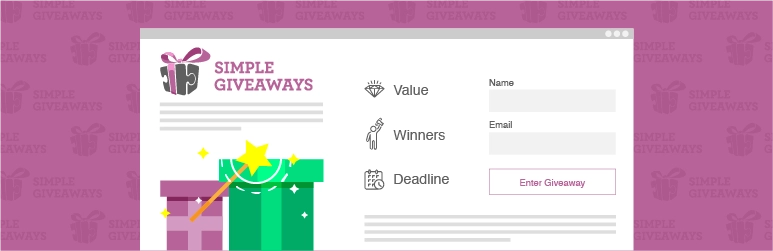 Simple Giveaways (premium) Create Beautiful Giveaways And Grow Your Email List 2.42.1
