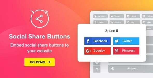 Social Media Share Buttons 1.6.1