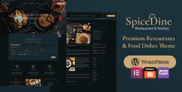 Spicedine Wordpress Theme For Hotels & Restaurants 1.0.0