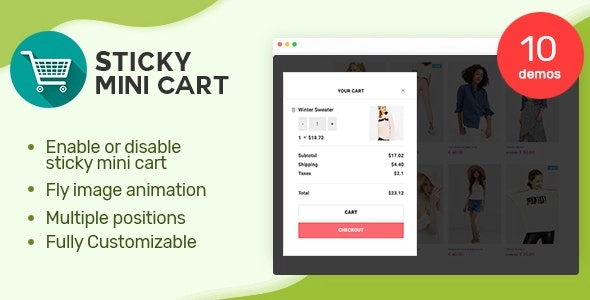 Sticky Mini Cart For Woocommerce 1.1.1