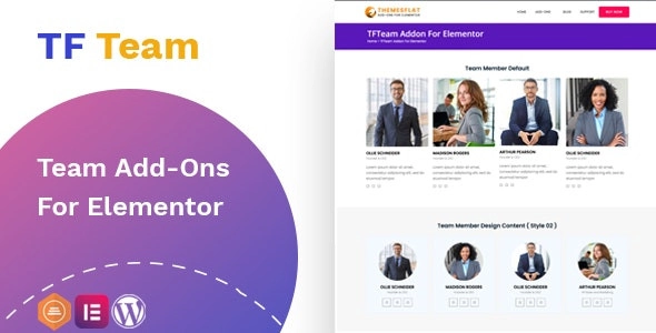 Team Member Addon Widget For Elementor 1.0.4