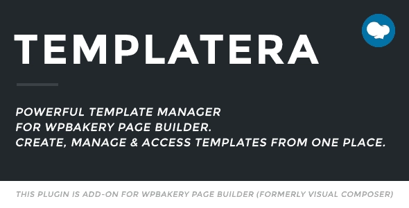 Templatera Template Manager For Wpbakery Page Builder 2.1.0