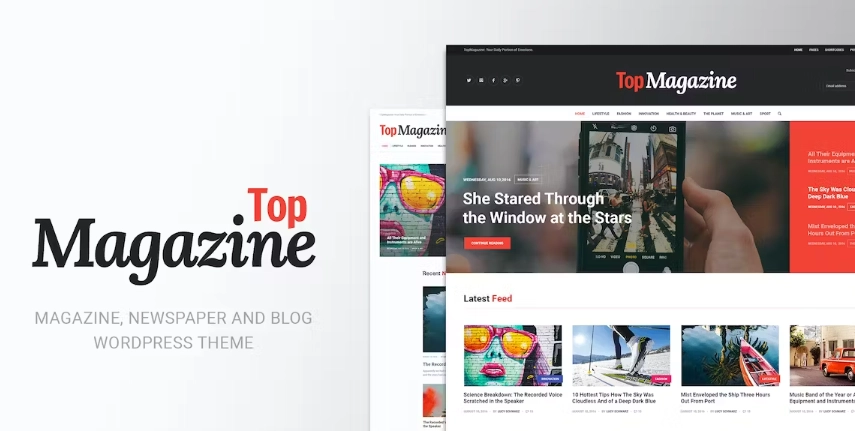 Top Magazine News Wordpress Theme 1.2.2