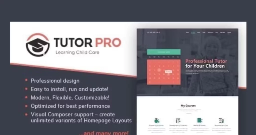 Tutor Pro | Education WordPress 1.1.2